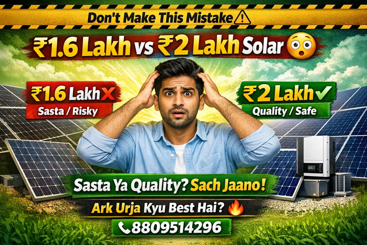 3KW Solar System: UTL vs Premium Solar System Kaunsa Better Hai? (Complete Guide 2026)