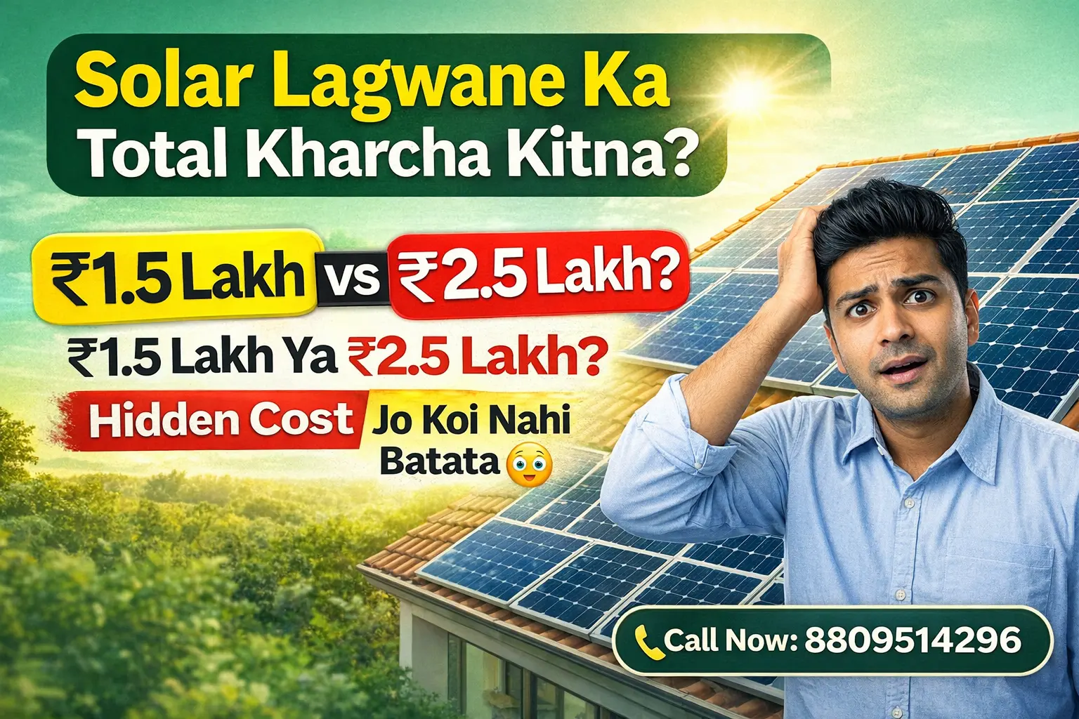 3KW Solar System EMI Plan Bihar 2026 (₹0 Down Payment + Monthly ₹1500 Me Solar Lagwaye)