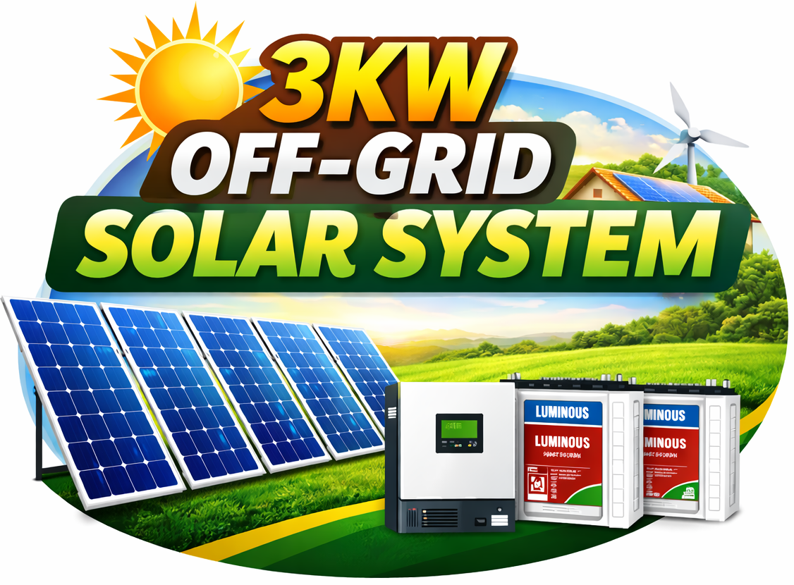 Off Grid Solar System Installation in Begusarai Bihar