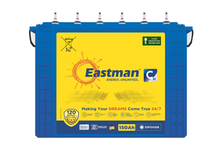 Eastman EM150SB 150ah tall tubular solar battery